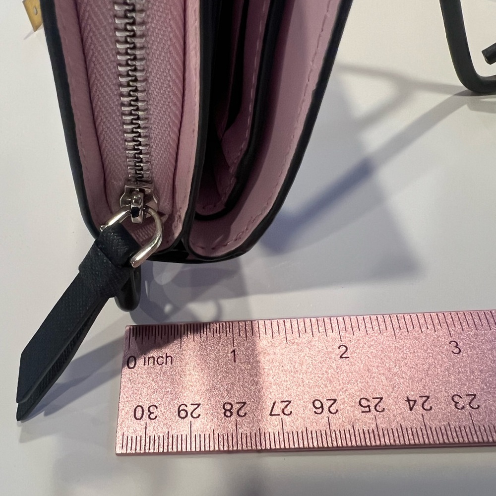 Kate Spade ♠️ New York Cameron Grand Pink and Black Floral Bifold Wallet NWOT - Picture 11 of 11